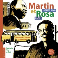 Image de Martin Luther King et Rosa Parks -Ensemble contre le racisme