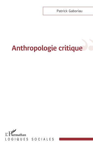 Picture of Anthropologie critique