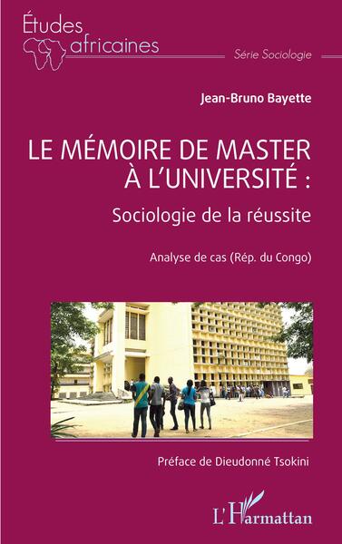 Picture of Le mémoire de master à l'université : Sociologie de la réussite