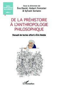 Picture of De la Préhistoire à l'anthropologie philosophique