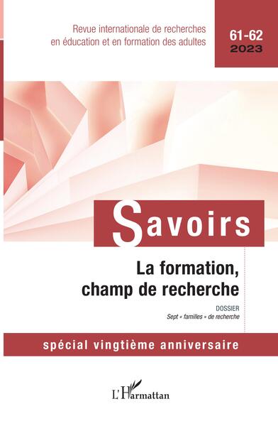 Picture of La formation, champ de recherche