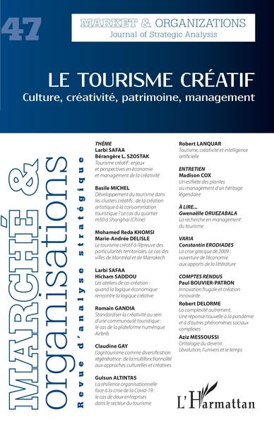 Picture of Le tourisme créatif
