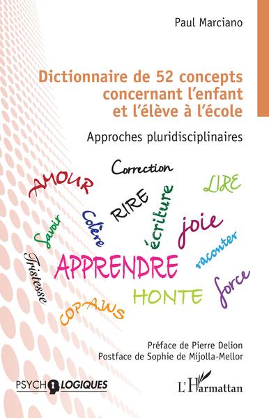 Picture of Dictionnaire de 52 concepts concernant l'enfant et l'élève à l'école