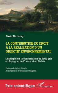 Picture of La contribution du droit à la réalisation d'un objectif environnemental