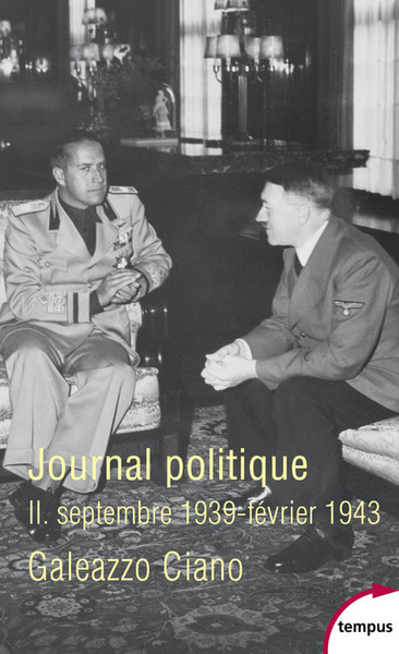 Picture of Journal politique II. Septembre 1939-Février 1943