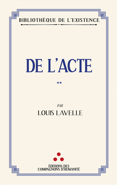 Image de De l'acte