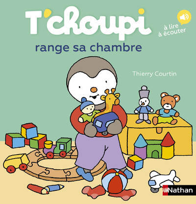 Image de T'choupi range sa chambre
