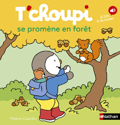 Image de T'choupi se promène en forêt