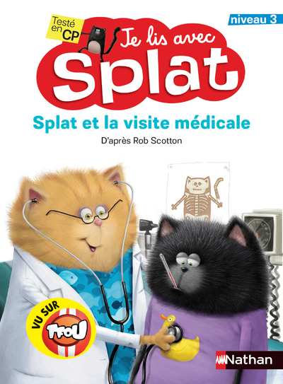 Picture of Je lis avec Splat - Splat et la visite médicale