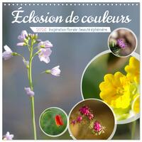 Picture of Éclosion de couleurs (Calendrier mural carré 2026 30x30 cm) Calendrier double avec une page pour vos prises de notes