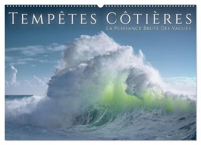 Image de Tempêtes côtières - La puissance brute des vagues (Calendrier mural 2026 DIN A2 vertical), CALVENDO calendrier mensuel