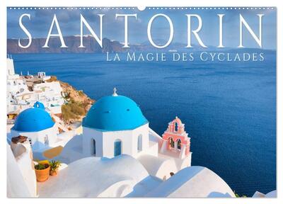 Image de Santorin - La Magie des Cyclades (Calendrier mural 2026 DIN A2 vertical), CALVENDO calendrier mensuel