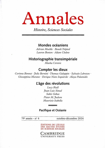 Picture of Annales. Histoire, Sciences sociales 4/2024