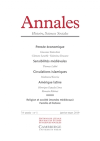 Image de Annales. Histoire Sciences Sociales, n° 1-2019