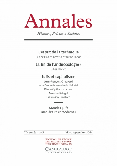 Image de Annales Histoire, Sciences Sociales n° 3/2024 - Varia