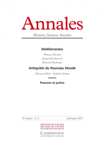 Picture of Annales. Histoire Sciences Sociales, n° 2/2021 - Méditerrané