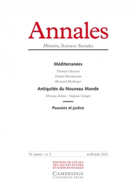 Picture of Annales. Histoire Sciences Sociales, n° 2/2021 - Méditerrané