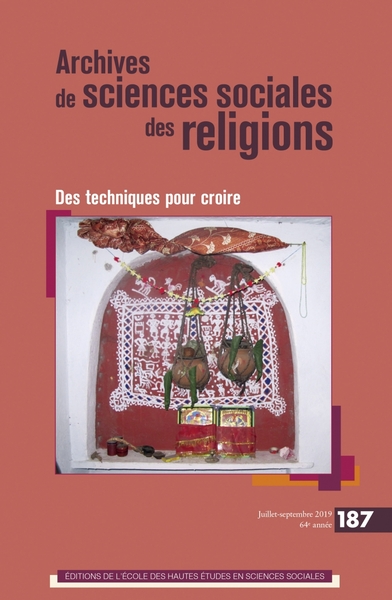 Picture of Archives des sciences sociales des religions, n° 187 - Des t