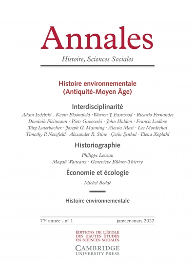 Image de Annales. Histoire Sciences Sociales, n° 1/2022
