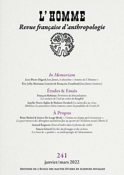 Image de L’Homme n°241 - Varia