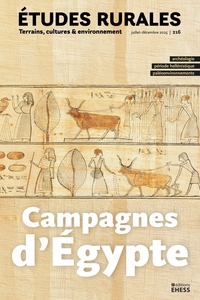 Image de Études rurales n°216 - La micro-géographie rurale de l’Égypt