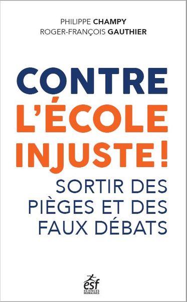 Picture of Contre l'école injuste !