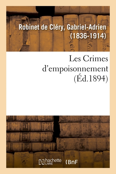 Image de Les Crimes d'empoisonnement
