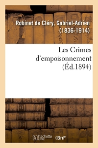 Image de Les Crimes d'empoisonnement