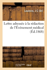 Picture of Lettre adressée à la rédaction de l'Événement médical