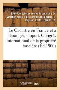 Picture of Le Cadastre en France et à l'étranger, rapport