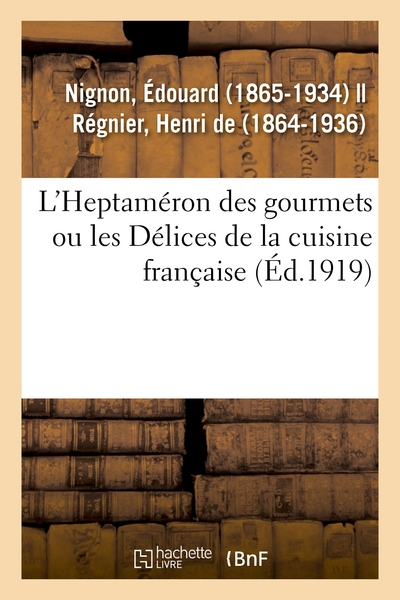 Picture of L'Heptaméron des gourmets ou les Délices de la cuisine française