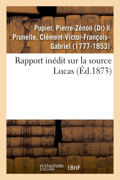 Image de Rapport inédit sur la source Lucas