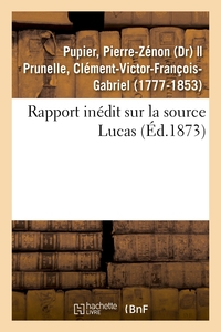 Image de Rapport inédit sur la source Lucas