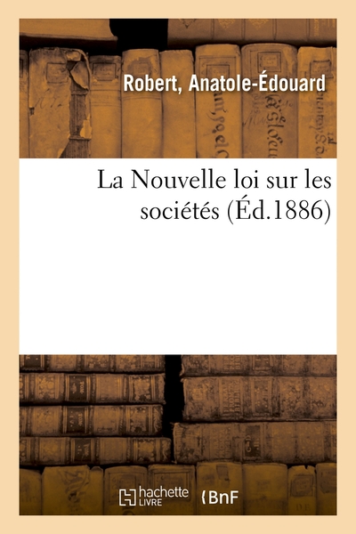 Image de La Nouvelle loi sur les sociétés