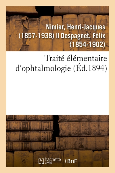 Image de Traité élémentaire d'ophtalmologie