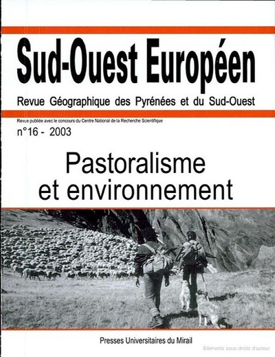 Image de Pastoralisme et environnement revue sud ouest Europeen n16