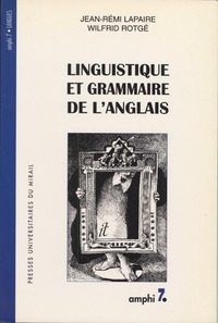 Image de Linguistique et grammaire de l'anglais