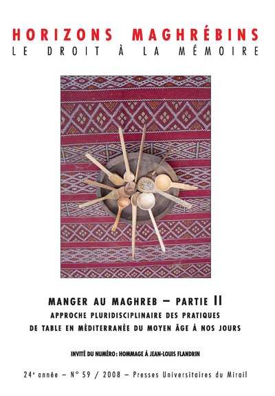 Image de Manger au maghreb ii pratiques de table en méditerranée