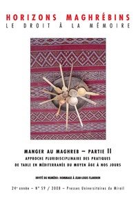 Image de Manger au maghreb ii pratiques de table en méditerranée