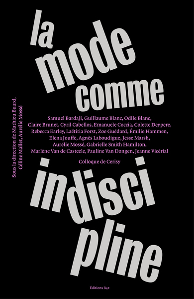 Image de La mode comme indiscipline