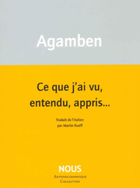 Image de Ce que j’ai vu, entendu, appris…