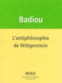Picture of L' Antiphilosophie de Wittgenstein