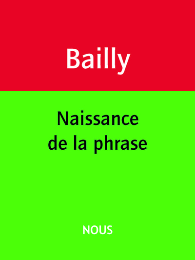 Image de Naissance de la phrase