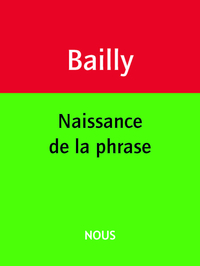 Image de Naissance de la phrase