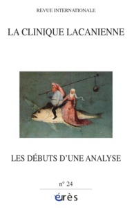 Image de Clinique Lacanienne 24 - Les débuts d'une analyse