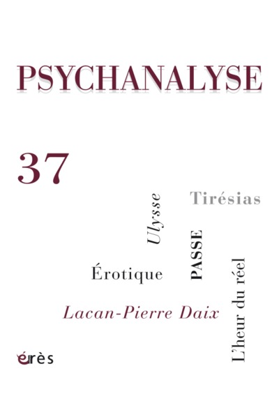 Image de PSYCHANALYSE 37 - INTERSEXUALITE. PASSE. FOLIE ET DÉMOCRATIE