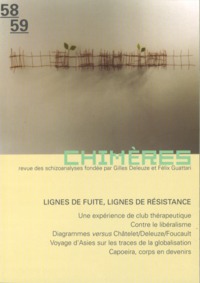 Image de Chimères 58-59 - Lignes de fuite , lignes de résistance
