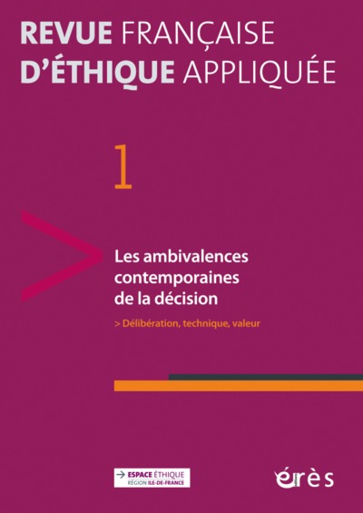 Image de RFEA 01 - Les ambivalences contemporaines de la décision