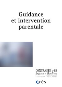 Picture of Contraste 63 - Guidance et intervention parentale