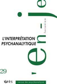 Image de En-je lacanien 29 - L'interprétation